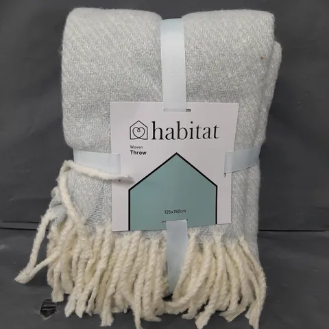 HABITAT WOVEN THROW - 125 X 150CM 