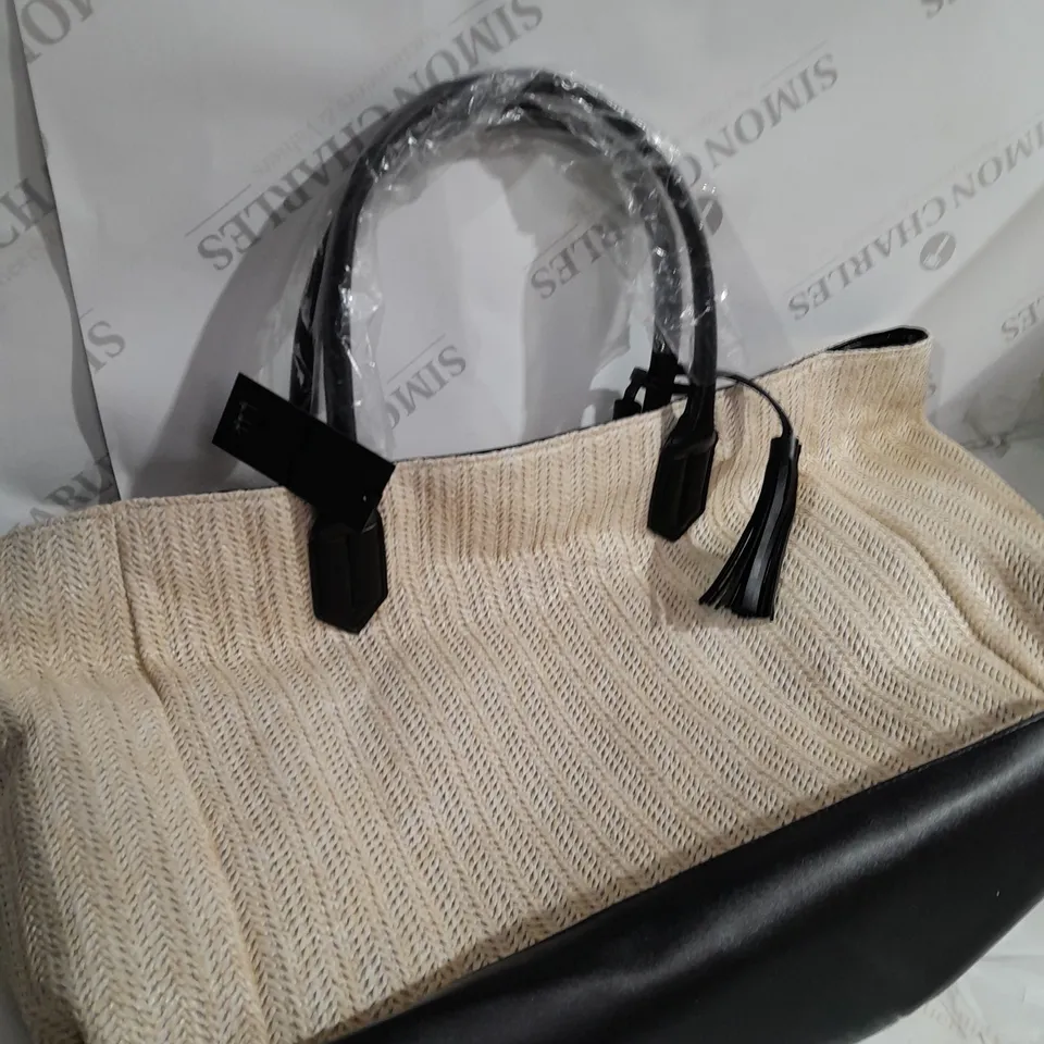 BEN DE LISI ELLA WOVEN TOTE BAG