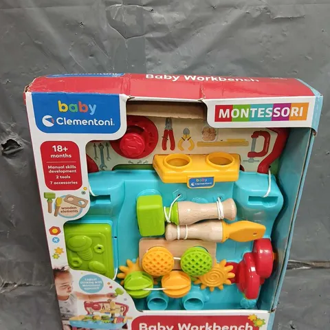 BOXED MONTESSORI BABY CLEMENTONI BABY WORKBENCH