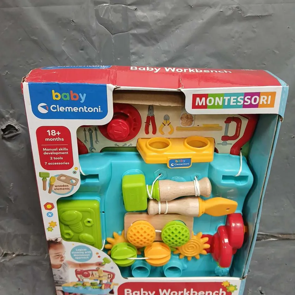 BOXED MONTESSORI BABY CLEMENTONI  BABY WORKBENCH