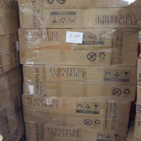 PALLET OF ASSORTED PEAKE DINING TABLE PARTS
