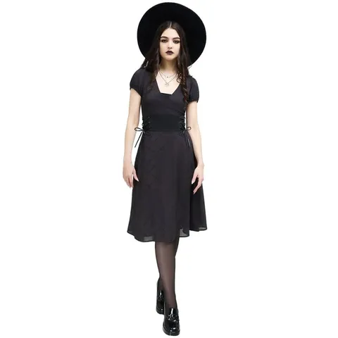BRAND NEW BAGGED KILLSTAR - WRITEWELL - BLACK WOMEN'S DRESS SIZE M