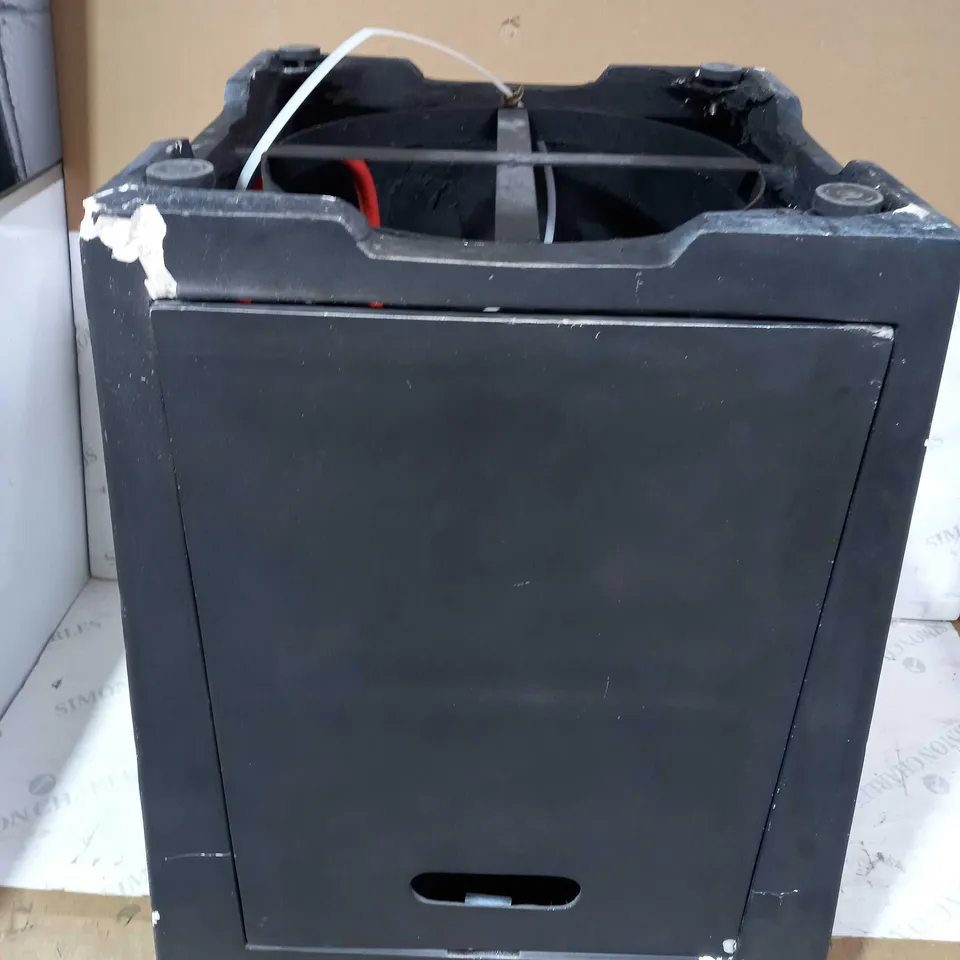 SQUARE TAPERED FIREPIT WITH HIDDEN GAS COMPARTMENT - COLLECTION ONLY