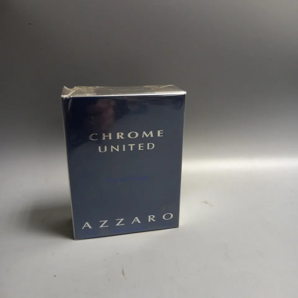 NEW AND SEALED CHROME UNITED AZZARO MENS EAU DE TOILETTE 30ML