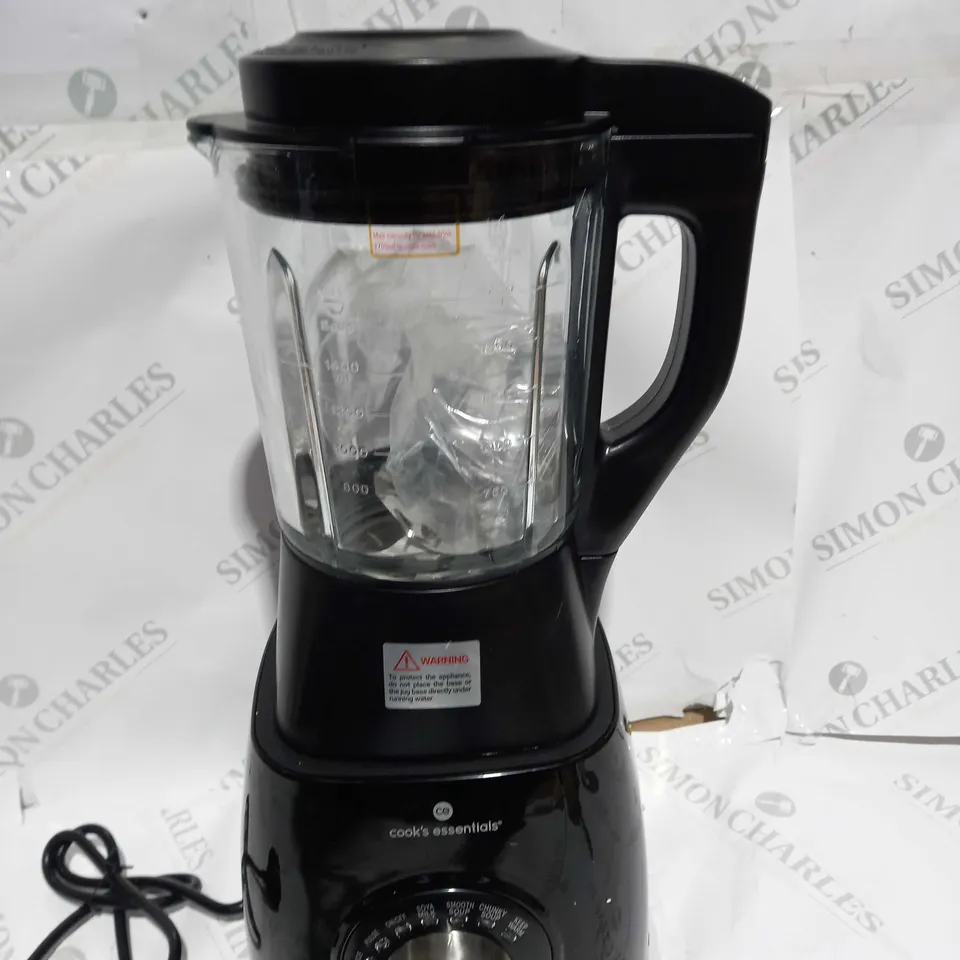 COOK'S ESSENTIALS 1.75L SOUP MAKER & BLENDER BLACK