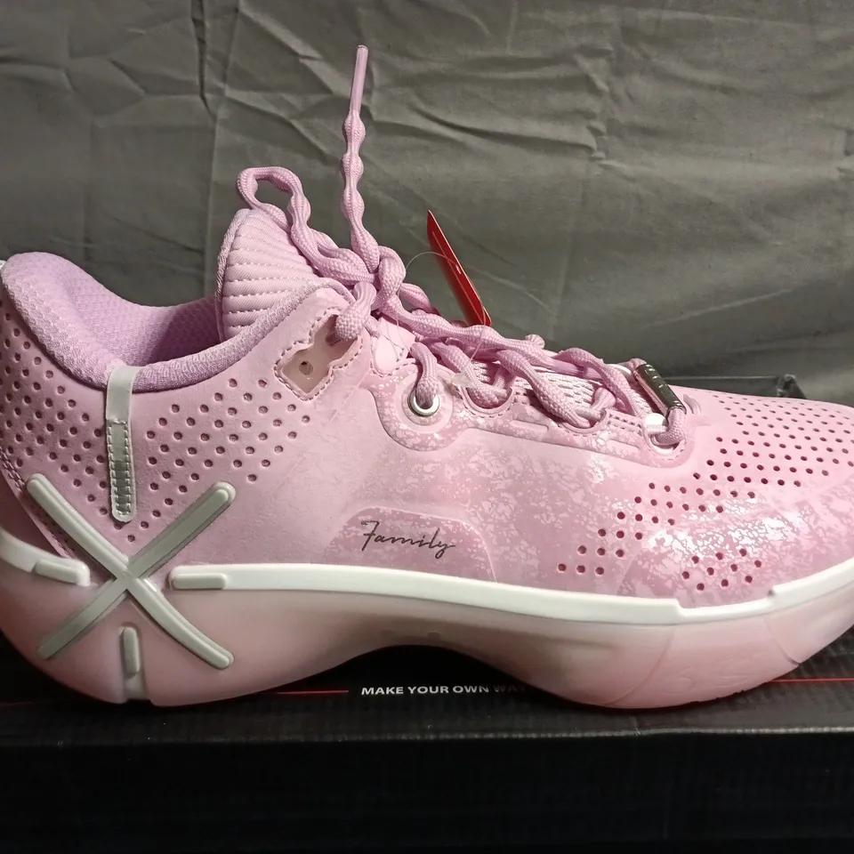 PINK PERFORATED TRAINER SHOES – SIZE 43