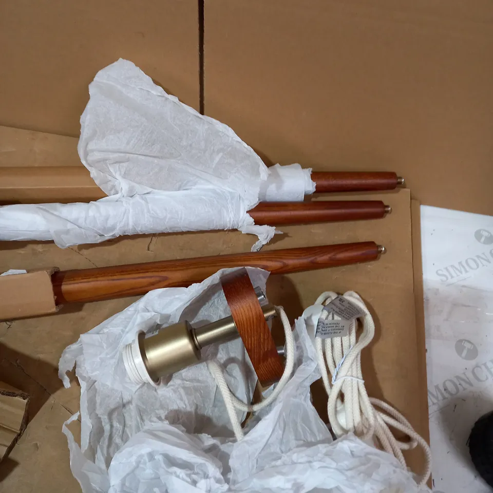 JOHN LEWIS SPINDLE TRIPOD FLOOR LAMP BASE