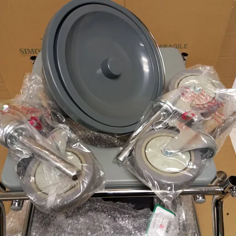 NRS WHEELED COMMODE 