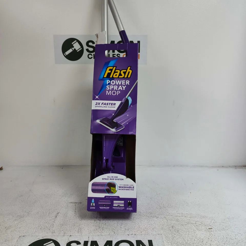 FLASH POWER SPRAY MOP SYSTEM – PURPLE