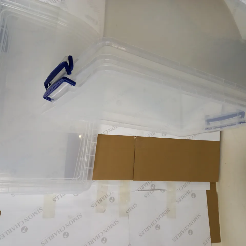 REALLY USEFUL PRODUCTS BOX SET - NESTABLE CLEAR