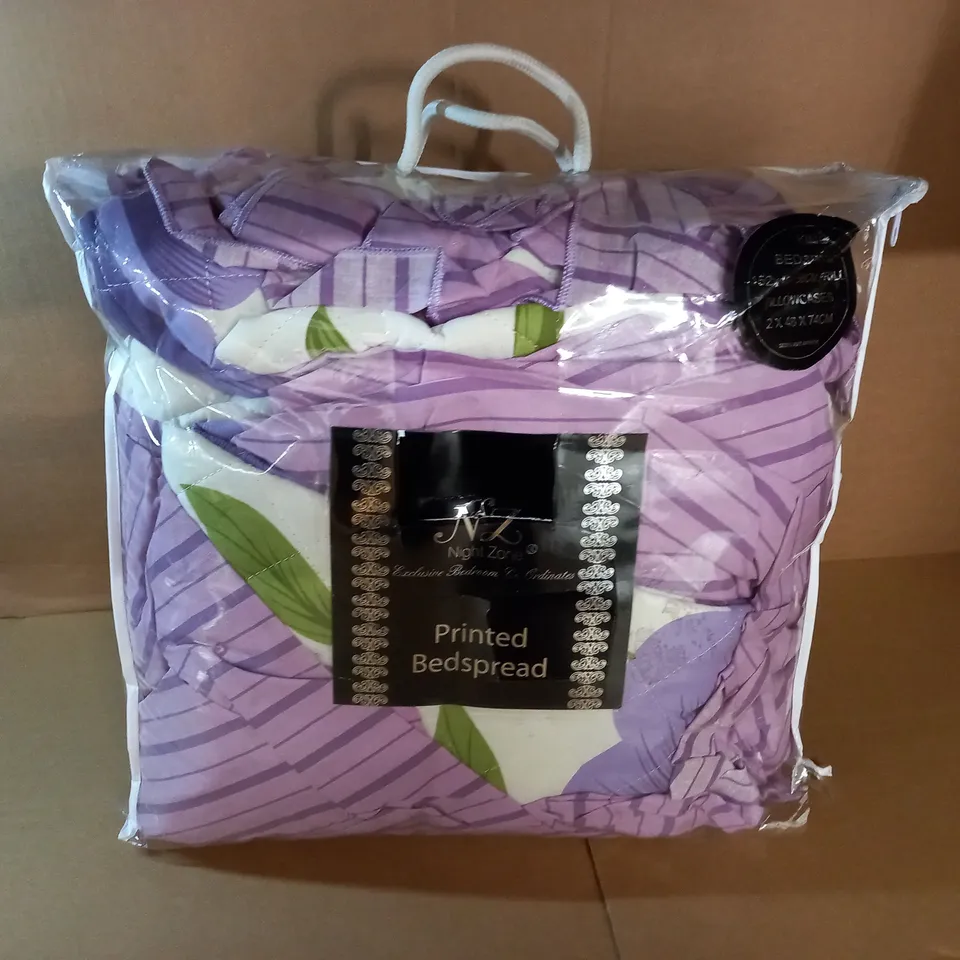 NIGHT ZONE PRINTED KINGSIZE BEDSPREAD