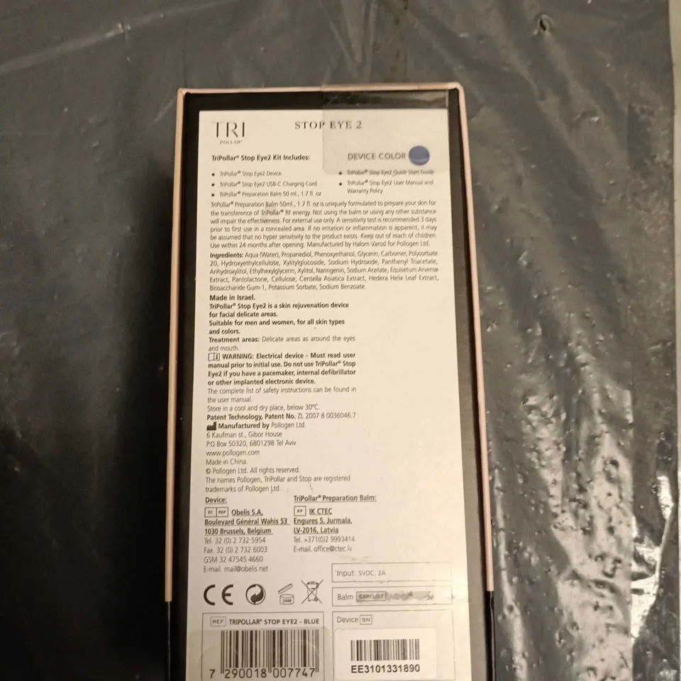 TRIPOLLAR STOP EYE 2 SKIN REJUVENATION DEVICE – BLUE
