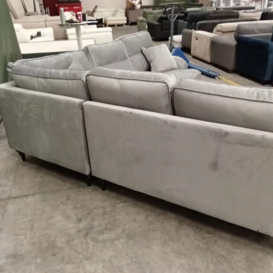 VICTORIA CORNER GROUP SOFA - GREY RRP £1119