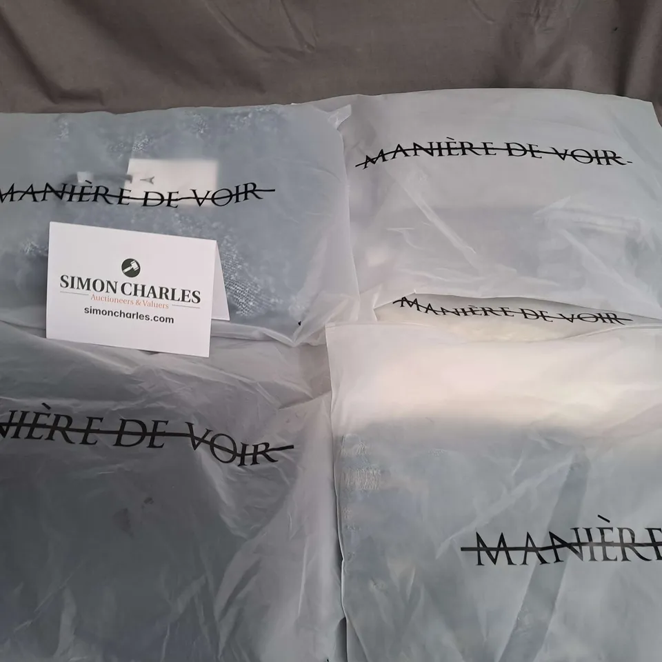 LOT OF 8 ASSORTED BAGGED MANIERE DE VOIR CLOTHING ITEMS IN VARIOUS SIZES