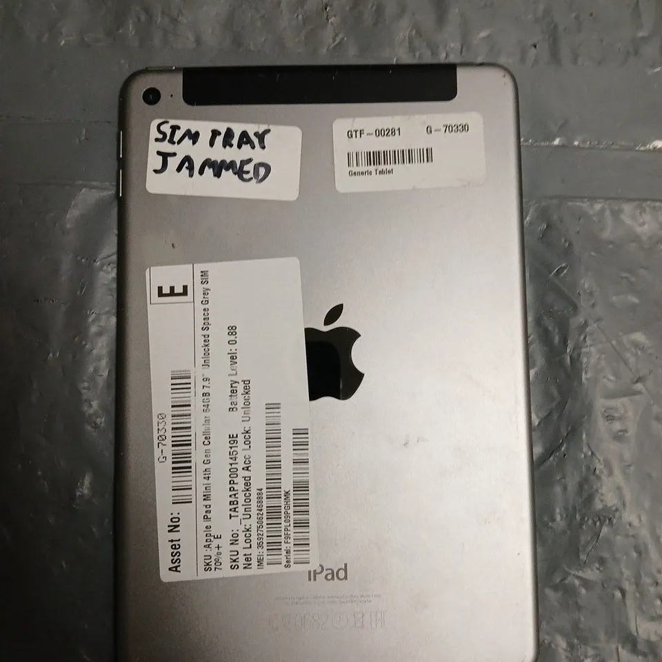 APPLE IPAD MINI 4TH GEN 64GB