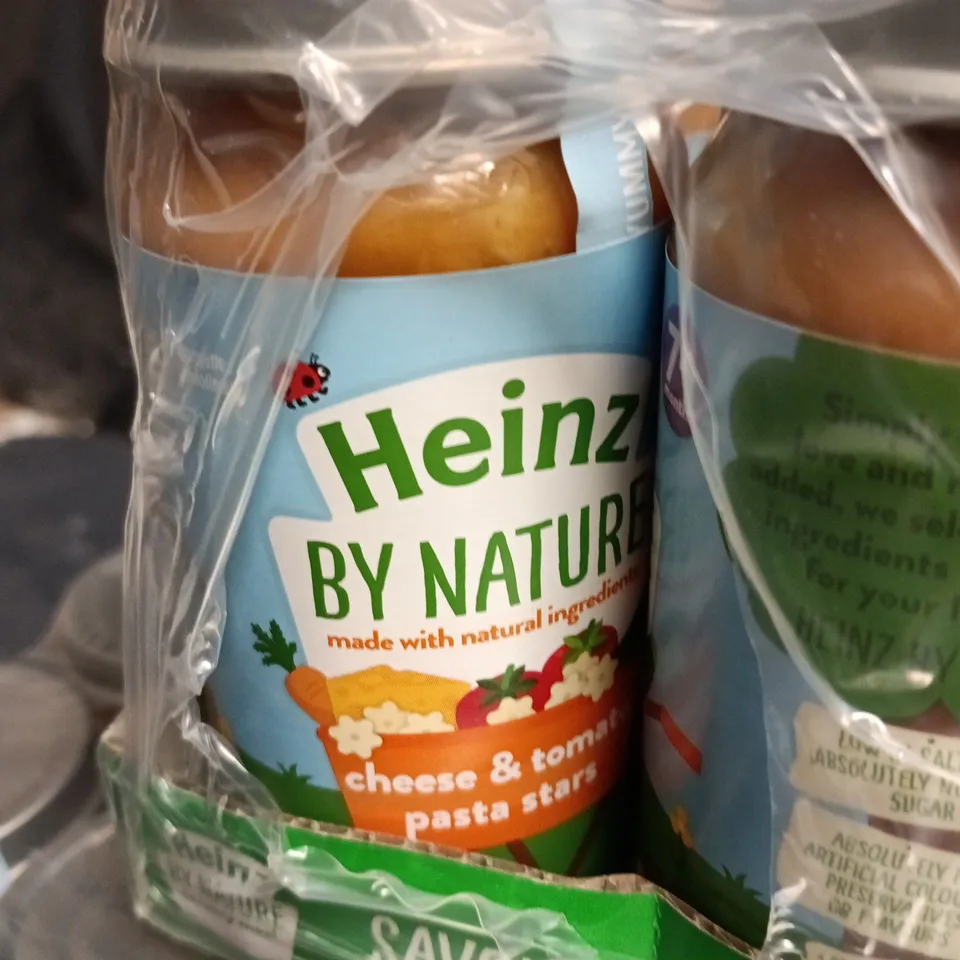 LOT OF 3 6-PACKS OF HEINZ BY NATURE CHEESE & TOMATO PASTA STARS