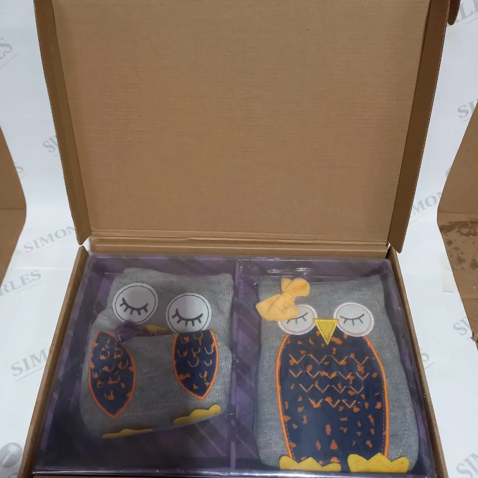 OUTLET MR & MRS OWL MICROWAVABLE HOTTIES