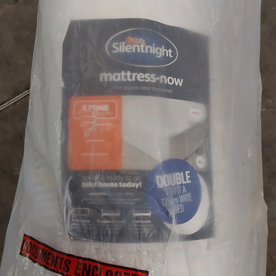 QUALITY BAGGED SILENTNIGHT ROLLED FOAM 18CM DOUBLE MATTRESS 