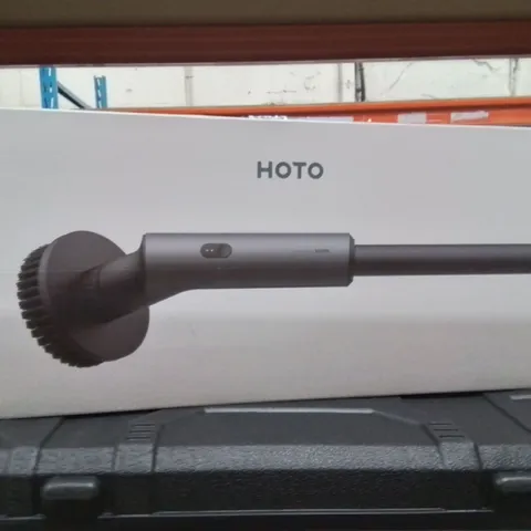 BOXED HOTO ELECTRIC SPIN SCRUBBER, A CORDLESS POWER CLEANING BRUSH 