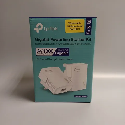 BOXED TP-LINK GIGABIT POWERLINE STARTER KIT