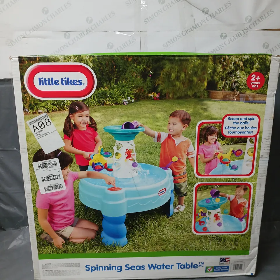 BOXED LITTLE TIKES SPINING SEAS WATER TABLE - COLLECTION ONLY  RRP £57.99