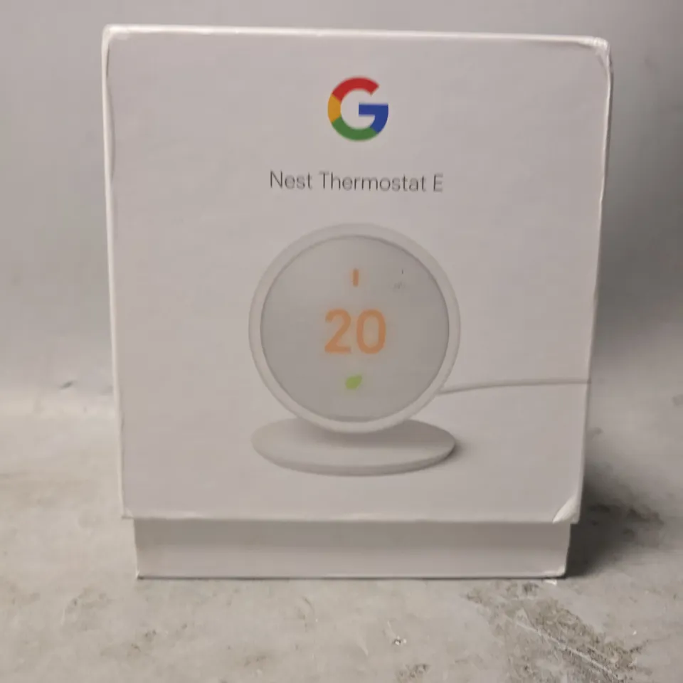 BOXED GOOGLE NEST THERMOSTAT E 