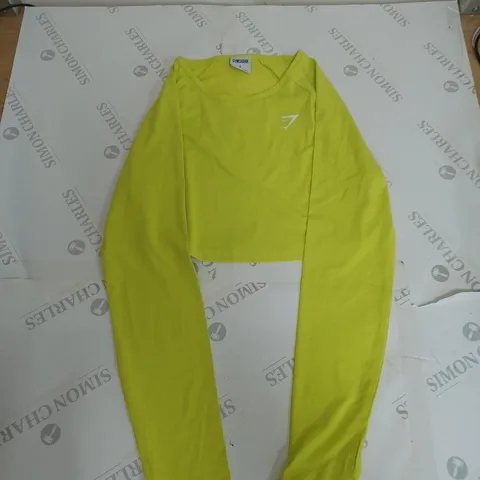 GYMSHARK LONG SLEEVE TRAINING TOP - SMALL
