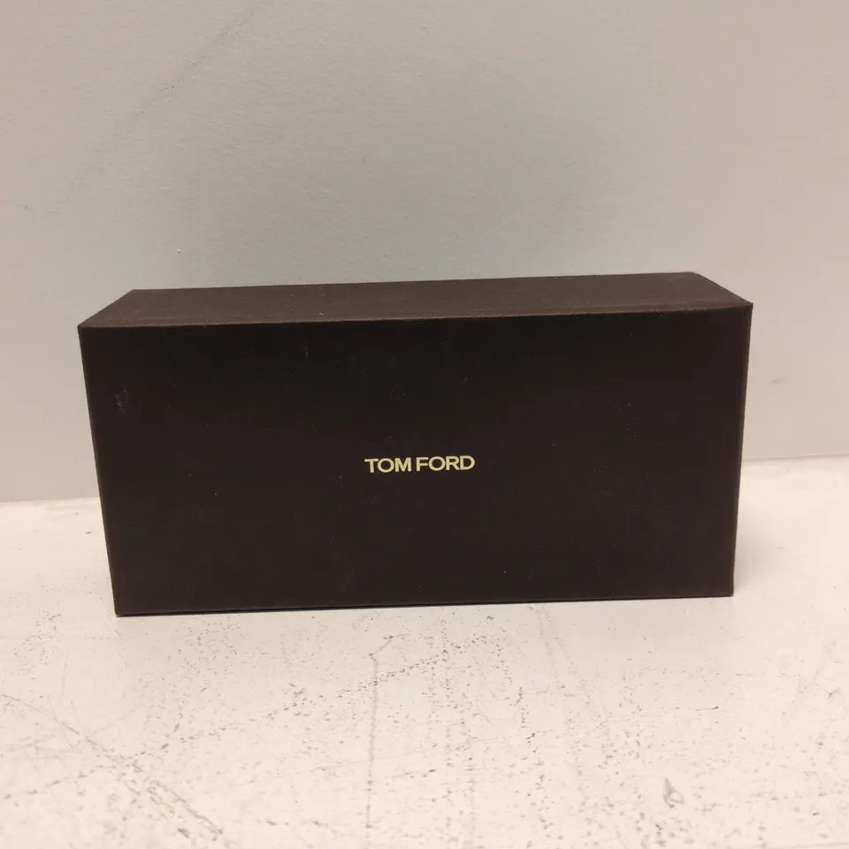 TOM FORD SUNGLASSES – BLACK FRAME WITH PURPLE LENSES