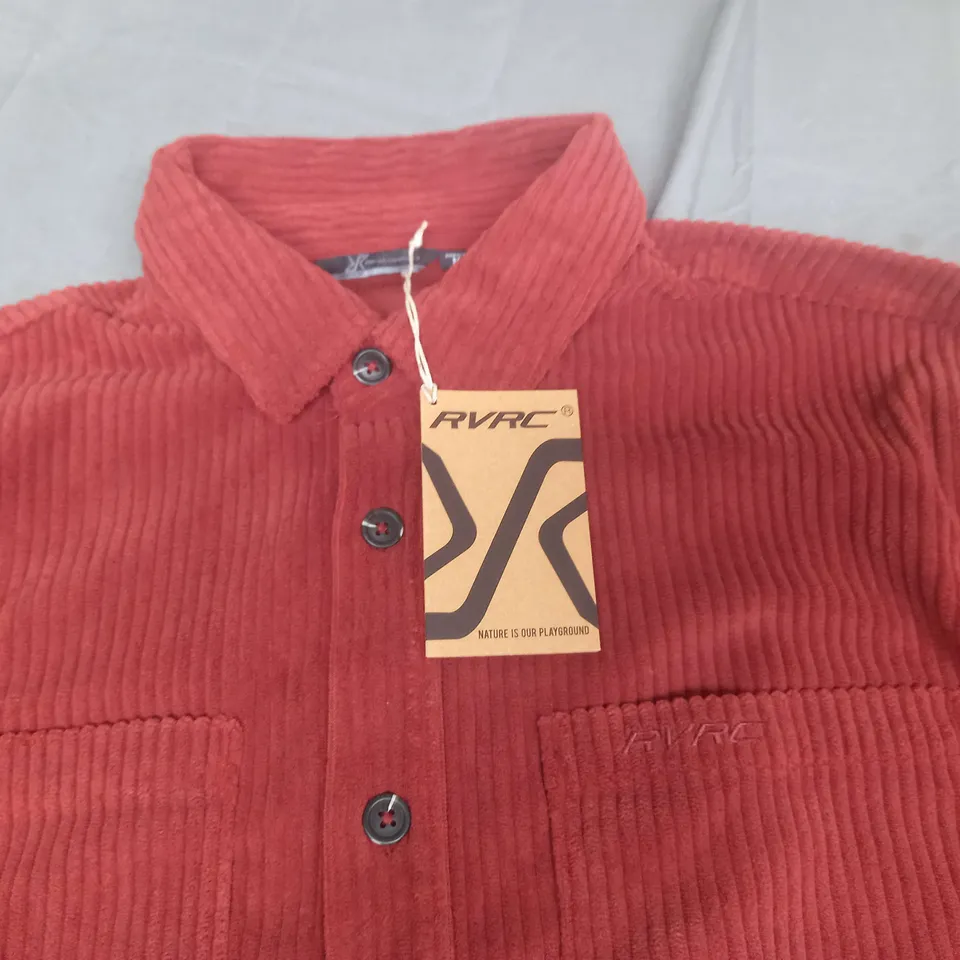 REVOLUTION RACE SMOKED PAPRIKA SHIRT - M