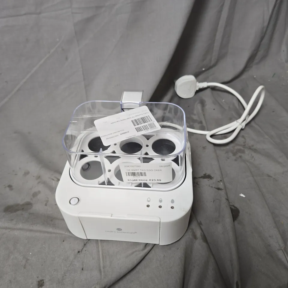 COOKS ESSENTIALS EGG COOKER - WHITE