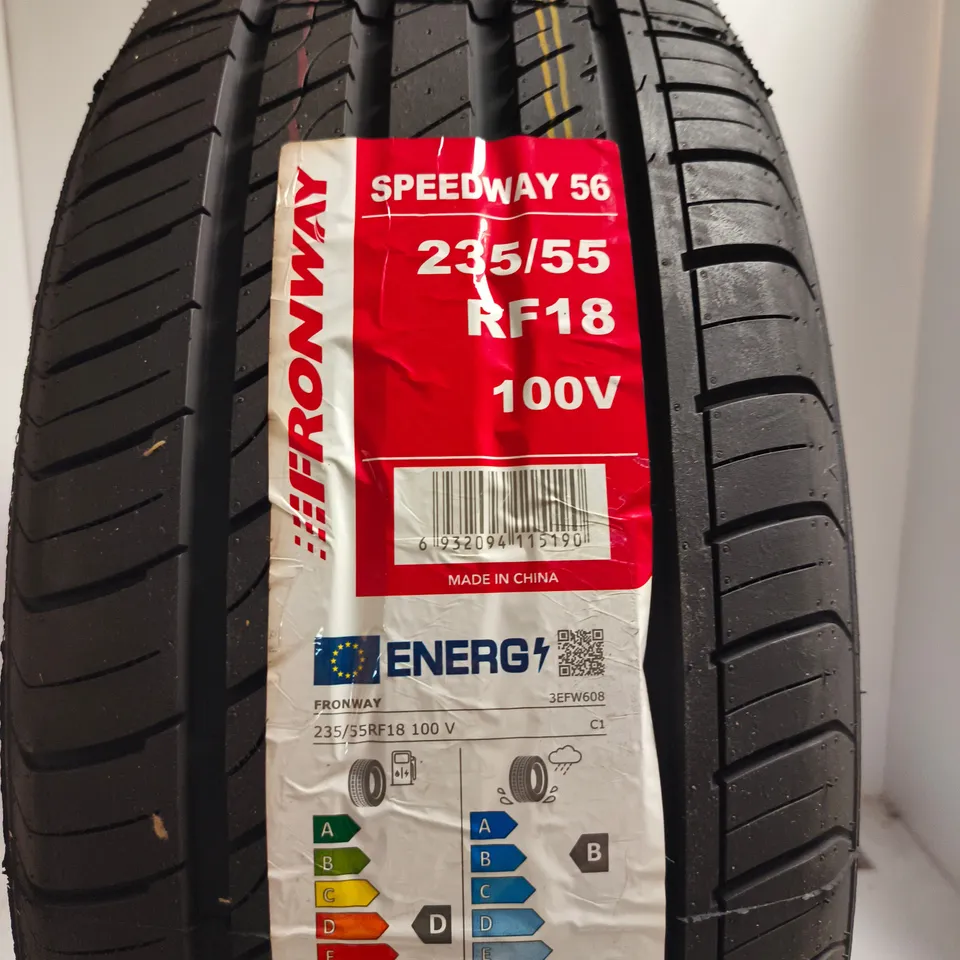 FRONWAY SPEEDWAY 56 235/55RF18 100V RUN-FLAT TIRE – NEW