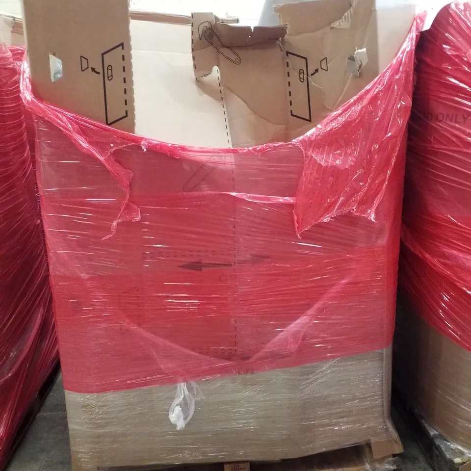 PALLET CONTAINING ASSORTED PRODUCTS INCLUDING FOLDABLE BABY PLAYMAT, RECOVERY TUB, EVA FOAM PUZZLE MAT, IRONING BOARD & PLAYPEN 