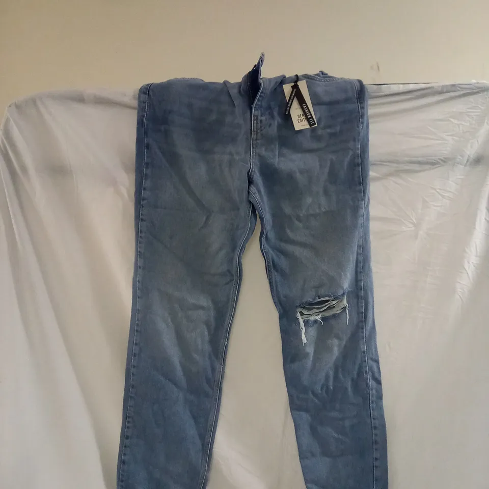 RIVER ISLAND WIDE LEG JEANS SIZE 42R 