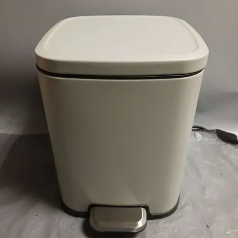 BOXED JOHN LEWIS 9L PEDAL BIN IN GREY