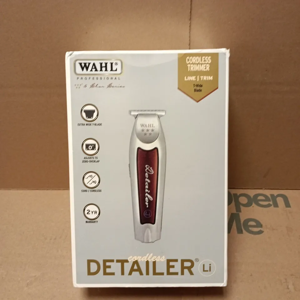 WAHL CORDLESS DETAILER LI TRIMMER – BOXED
