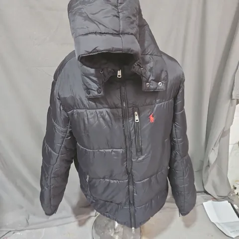 POLO RALPH LAUREN MEN'S PUFFER JACKET - BLACK, XL