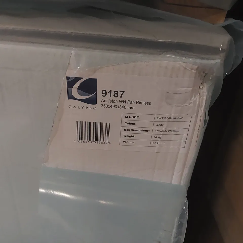 PALLET CONTAINING APPROXIMATELY 18x CALYPSO WC UNITS