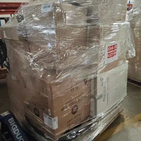 PALLET OF ASSORTED HOUSEHOLD GOODS AND PRODUCTS TO INCLUDE;CAR SEAT,TABLE TOP FRIDGE, INDUCTION HOB,MINI FRIDGE