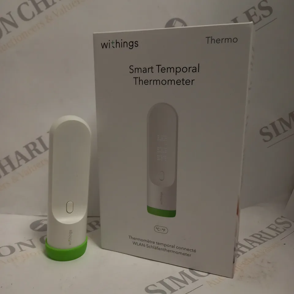 BOXED WITHINGS THERMOS SMART TEMPORAL THERMOMETER 