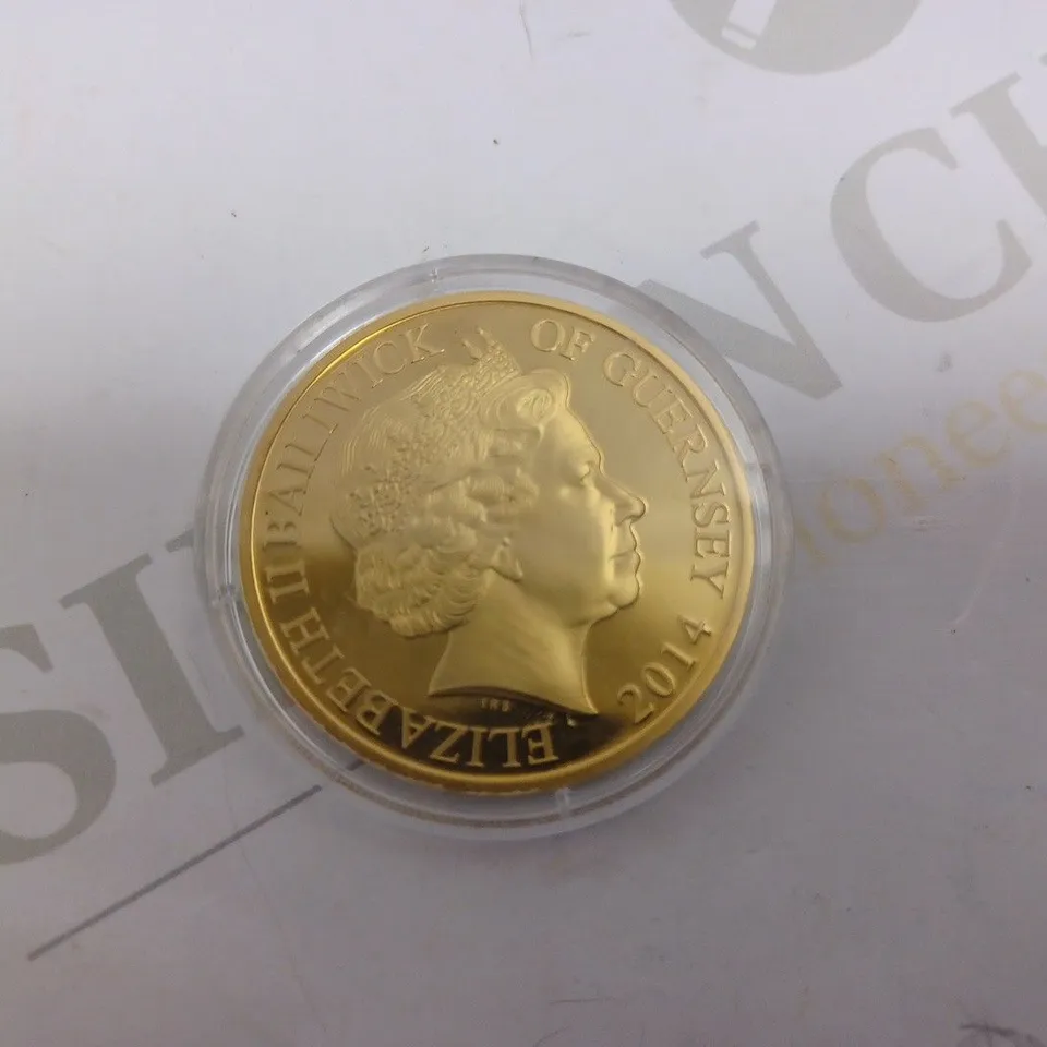 QUEEN ELIZABETH GUERNSEY FIFTY PENCE COLLECTABLE COIN
