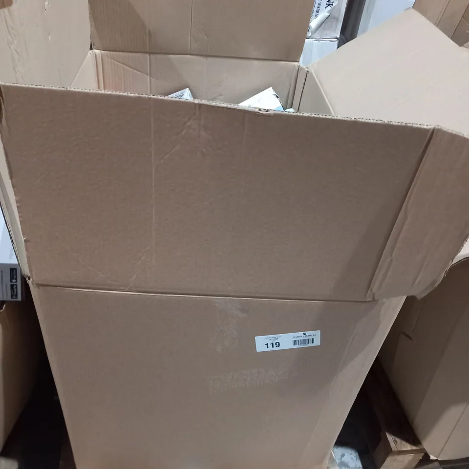 LARGE BOX OF ASSORTED ELECTRICAL GOODS TO INCLUDE;