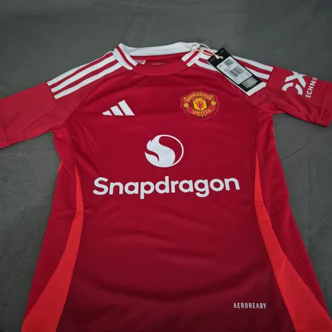 MANCHESTER UNITED FC HOME JERSEY SIZE 7-8 YEARS