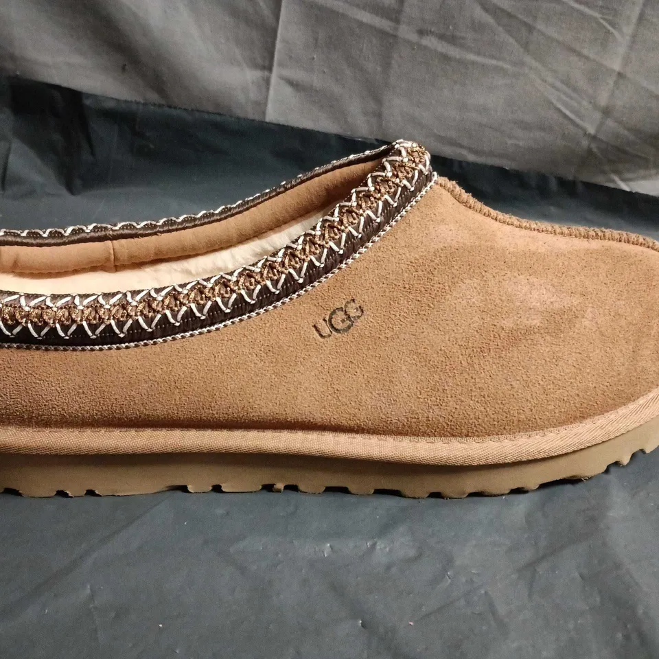 UGG SUEDE MOCCASIN SLIPPERS – SIZE 45