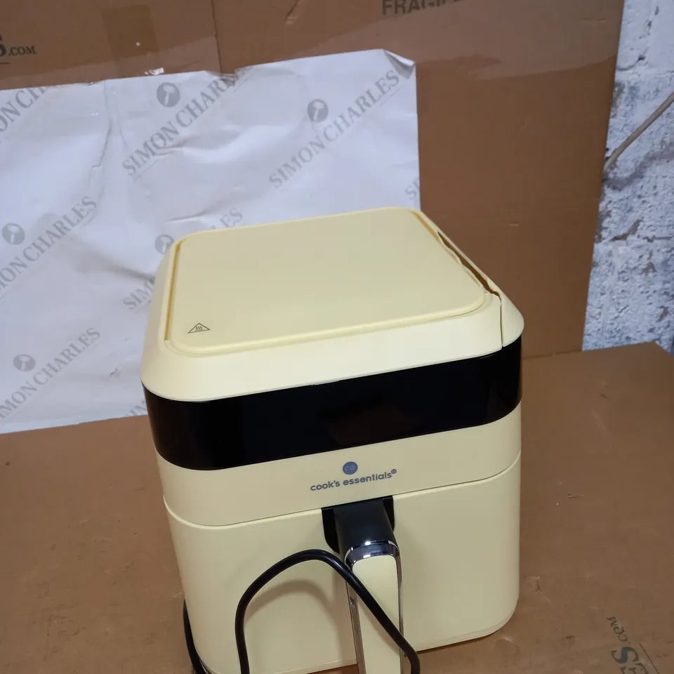 COOKS ESSENTIALS AIR FRYER IN YELLOW