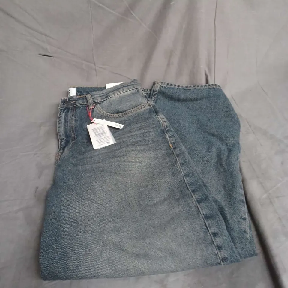 BDG RELAXED WIDE FIT JEANS IN JACK SMOKEY BLUE SIZE 30W 30L