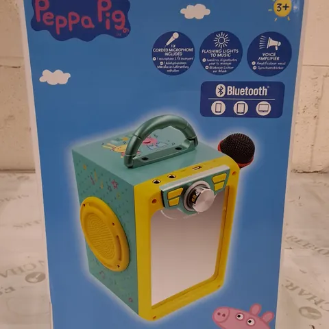 BOXED PEPPA PIG BLUETOOTH KAROKE