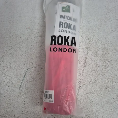 BAGGED ROKA LONDON WATERLOO BRIGHT RAINBOW UMBRELLA
