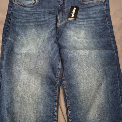 B COUTURE BECKENHAM DARK BLUE DENIM JEANS 38R