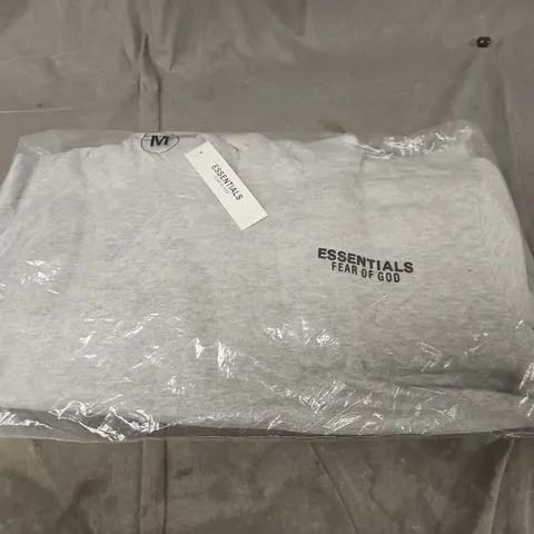 ESSENTIALS FEAR OF GOD HOODIE - GREY - SIZE M
