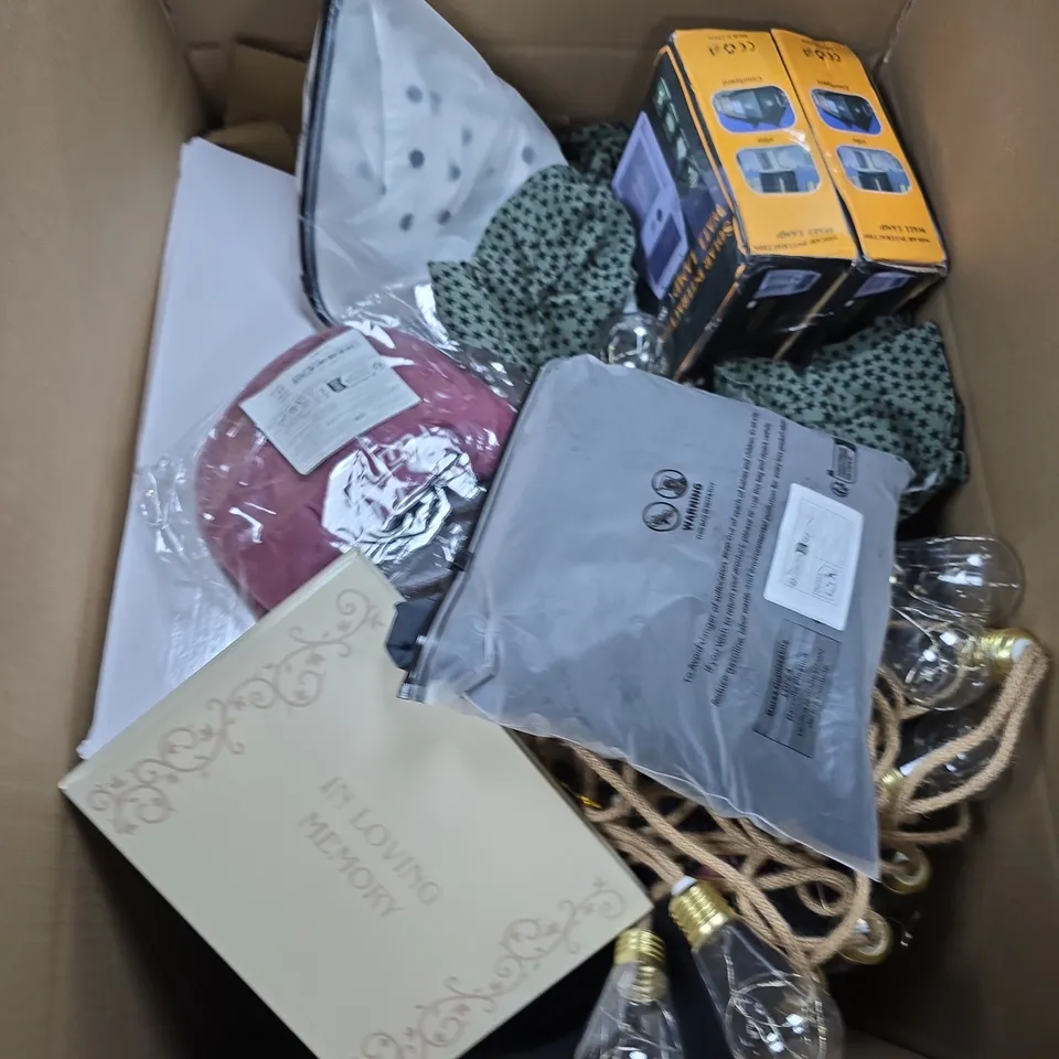 LARGE BOX OF APPROX 12 ASSORTED HOUSEHOLD ITEMS